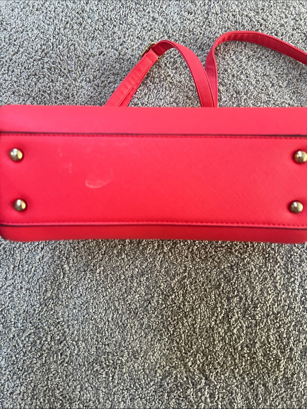 Red Structured Top-Handle Crossbody Bag - Picture 3 of 3